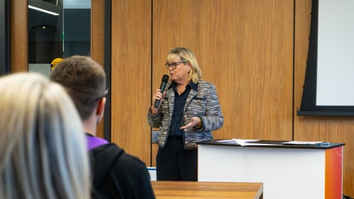 1.	Payworks’ Co-Founder addressing the team assembled in our Head Office lunchroom.