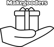 Makegooders logo.