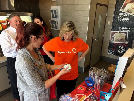 Payworks staff at a McDonalds.