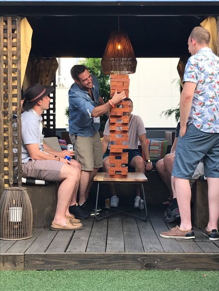 Giant Jenga. 