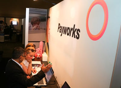 The Payworks booth. 