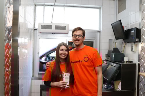 Two Payworks staff members. 