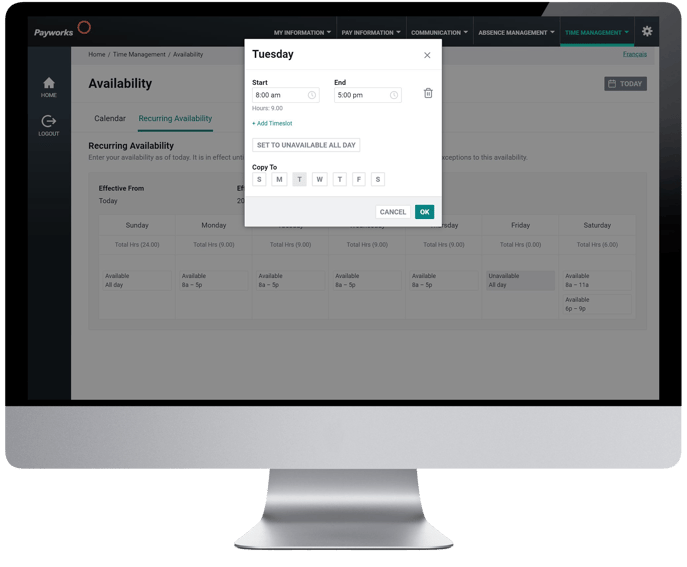 Managing employee availability is easier than ever