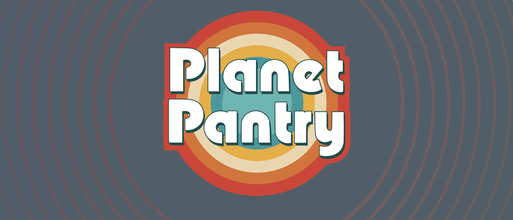 Text reads, "Planet Pantry".  