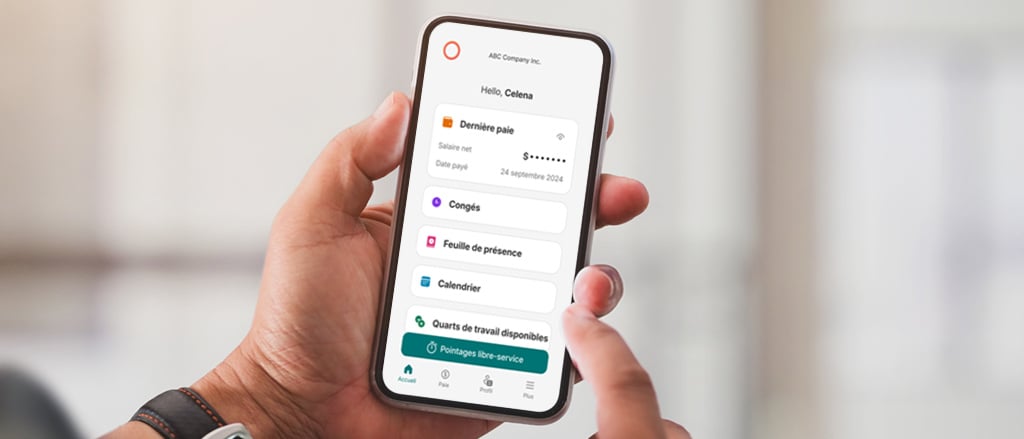 Une gestion de la main-d’œuvre plus intelligente commence avec notre application Libre-service